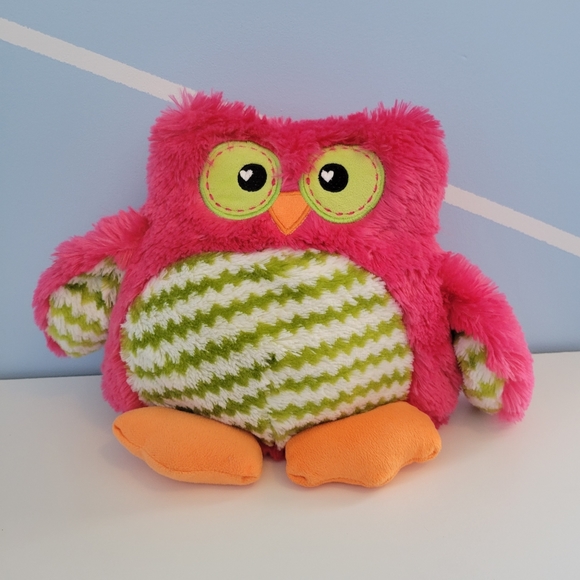 Dan Dee Collector’s Choice Pink Owl Plush Snuggle Pillow Stuffed Animal Toy 12” - Picture 1 of 8